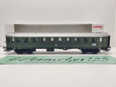 Märklin H0 AC 42255 Abteilwagen "Hecht" 2. Kl B4üwe / NEM / DB / OVP weiß