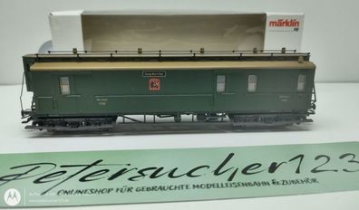 Märklin H0 AC 4229 Schnellzug-Postwagen der K.W. St.E. / grün / OVP