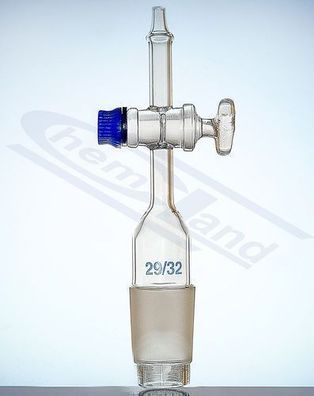 Hahn - Kappe WS außen 19/26 Hahn Glas Pferd gerade