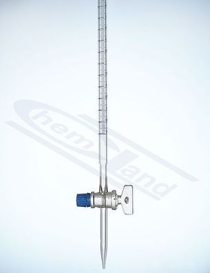 Bürette pr. kl AS CERT 100 0,2 cr. Glas Glassco