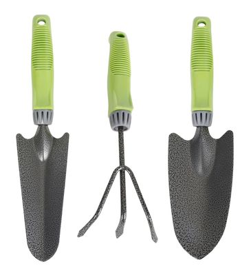 Gartenwerkzeug 3-teilig Kleingeräte Kelle Schaufel Grubber Kralle Gartengeräte
