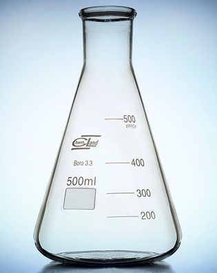 Erlenmeyerkolben mit engem Hals 10000 ml Chemland