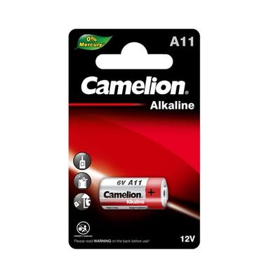 Camelion Batterie 6 Volt A11 LR11A 6V 38mAh ø10,3x16,0mm MN11 11A LR11A