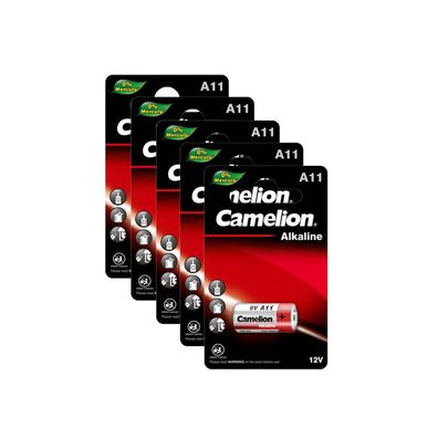 5x Camelion Batterie 6 Volt A11 LR11A 6V 38mAh ø10,3x16,0mm MN11 11A LR11A