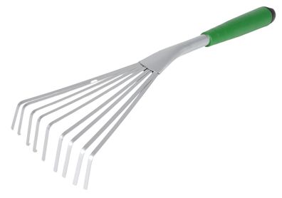 Kleinrechen mit Kunststoffgriff 41,5cm Fächerrechen Handrechen Harke Gartengerät