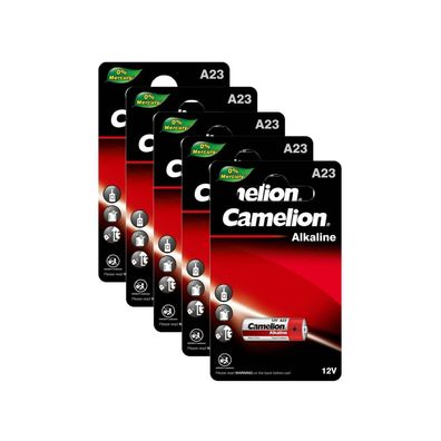 5x Camelion A 23 Batterie 12 V A23 23A LR23A MN21 LR23 Alkaline