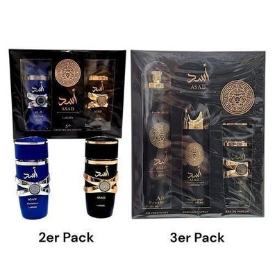 Lattafa Asad und Asad Zanzibar SET 2er und 3er Eau de Parfum