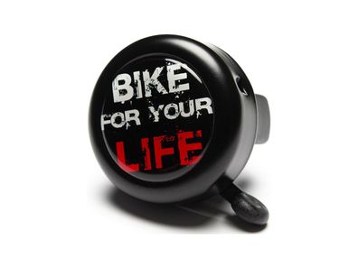 REICH Glocke "Bike for your Life" SB-verpackt, 55 schwarz
