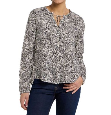 Ragwear Women Bluse Longsleeve Ione Print ecru - Größe: M