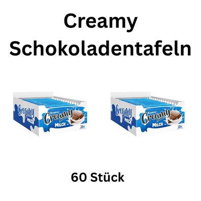 60x Milch Schokoladentafeln Mini einzeln verpackt Vorrat