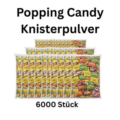 6000x Popping Candy Knisterpulver Brause Wurfmaterial Karneval