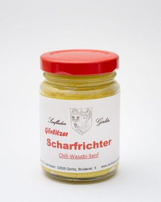 Görlitzer Scharfrichter Senf Chili + Wasabi - sehr scharf