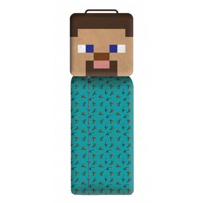 Minecraft Kinderschlafsack 130 × 60 cm mit Reißverschluss