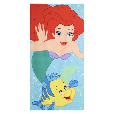 Disney Arielle, die Meerjungfrau Polyester Strandtuch für Kinder 70 × 140 cm 250 gsm