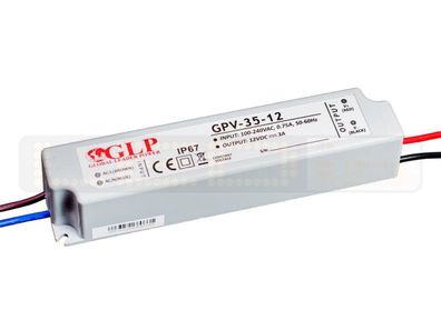 LED Trafo 36W 3A 12V IP67 Netzteil IP67 Wasserdicht Transformator Treiber
