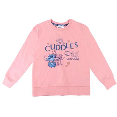 Disney Stitch Sweatshirt Kinder Baumwolle Polyester angeraut bequem