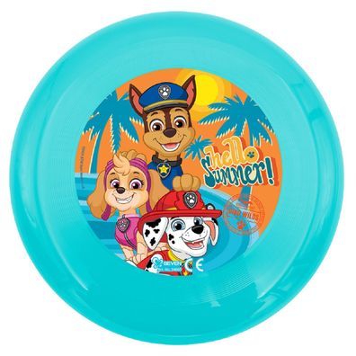 Paw Patrol Frisbee Wurfscheibe 23 cm leichtes Spielzeug für Freizeit Urlaub und
