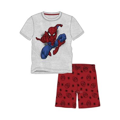 Marvel Spider Man Kinder Sommerpyjama Shorty Schlafanzug Baumwolle