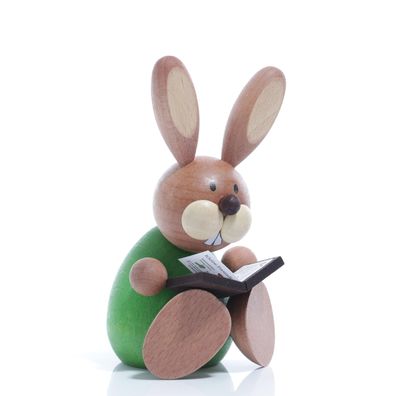 Osterartikel Osterhase mit Buch Höhe=11cm NEU Osterdeko Osterhasenfigur Ostern