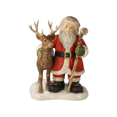 Goebel Santa und der König des Waldes (Figur, Steingut)