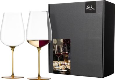 Eisch Vorteilset 2 Stück 2 Allroundgläser 543/2 amber kraftvoll&reichhaltig INSPIR