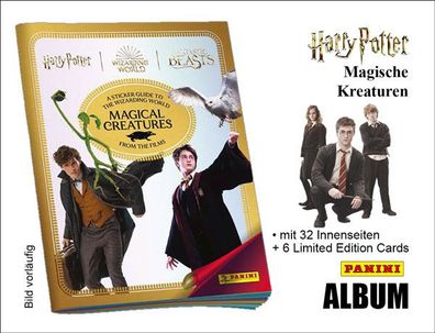 Phantastische Tierwesen Panini Stickeralbum Magische Kreaturen Sticker Book