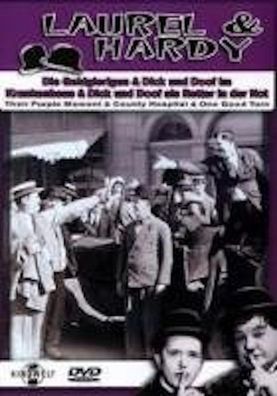 Laurel & Hardy - Die Geldgierigen, Im Krankenhaus - DVD Gebraucht - Akzeptabel