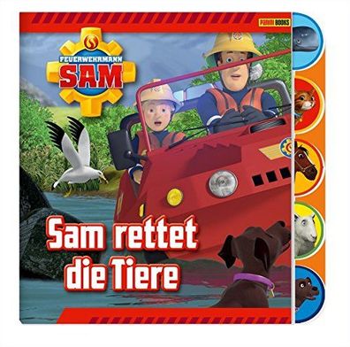 Feuerwehrmann Sam rettet die Tiere Pappbilderbuch Feuerwehr Tier Rettung