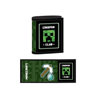 Astra 15235 Minecraft Geldbörse Geldbeutel Wallet Creeper Club NEU NEW