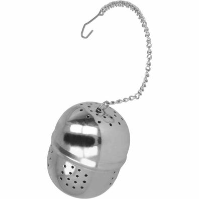 Tee-Ei mit Kette 5 cm Edelstahl