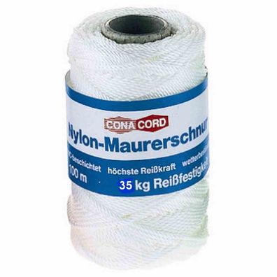 Maurerschnur weiß 100 m extra stark, 1,5 mm