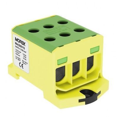 Hauptleitungsklemme 6x1,5-50mm2 gelb-grén 1P Verteilerblock Abzweigklemme