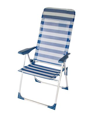 Alu-Klappsessel 5-fach verstellbar versch. Farben