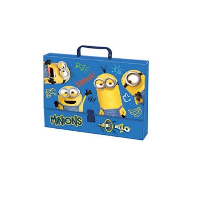 Minions Aktentasche mit Griff Schultasche Kindertasche Schule Für Kinder