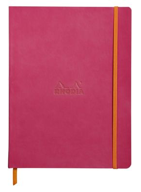 Rhodia Flex Nbuch 19x25 dot 72Bl himbeer
