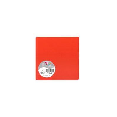 Clairefontaine Karte Pollen 135x135 210g koralrot