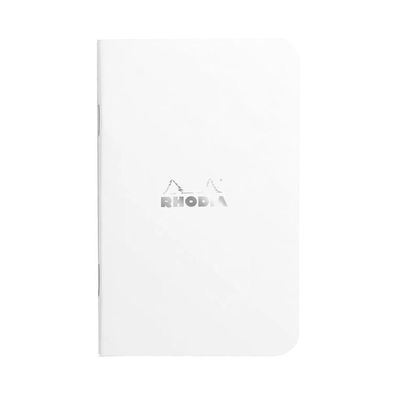 Rhodia Heft White 7,5x12cm kar 48Bl 80g