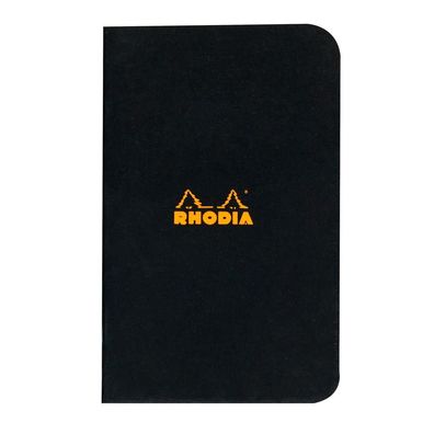 Rhodia Heft 7,5x12 kar 48 Bl sw