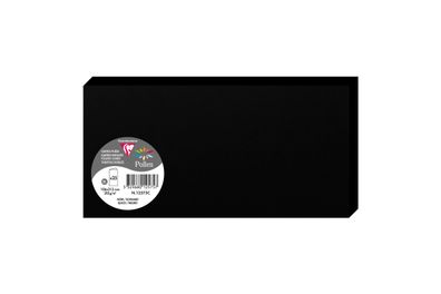Clairefontaine Doppelkarte DL 210g schwarz
