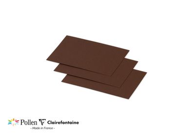 Clairefontaine Karte Mini 70x95 Pollen schoko