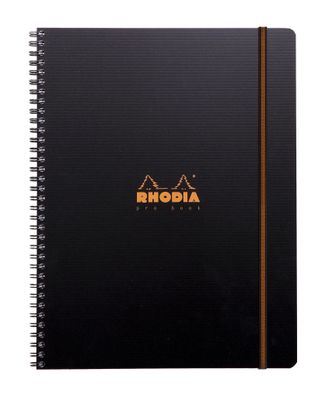 Rhodia ProBook A4+ 90g Spir 80Bl lin+Rd