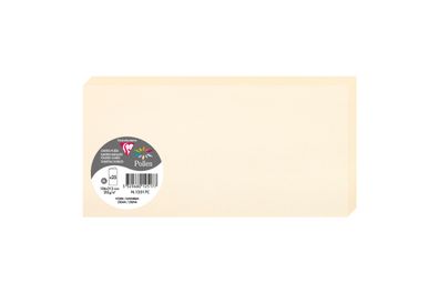 Clairefontaine Doppelkarte DL 210g elfenbein
