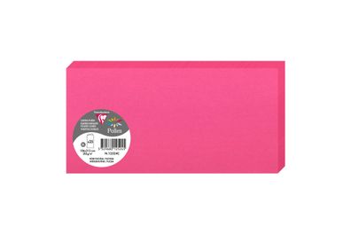 Clairefontaine Doppelkarte DL 210g fuchsia