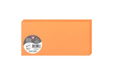 Clairefontaine Doppelkarte DL 210g clementine