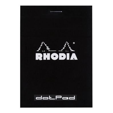 Rhodia DotPad Rhodia 85x120 80Bl schwarz