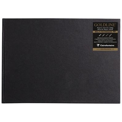 Clairefontaine Skizzenb Goldlin A4 Q 140g 64Bl elf