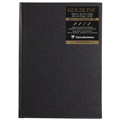 Clairefontaine Skizzenb Goldline A5 H 64Bl elfenbein