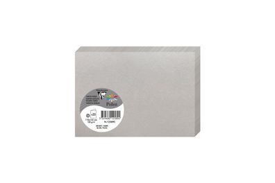 Clairefontaine Doppelkarte C6 210g silber