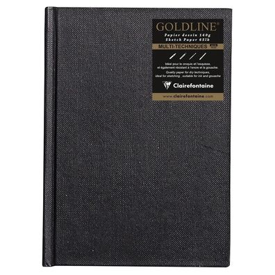 Clairefontaine Skizzenb Goldlin A6 H 140g 64Bl elf