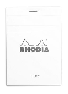 Rhodia Block Rhodia White 85x120 lin 80Bl
